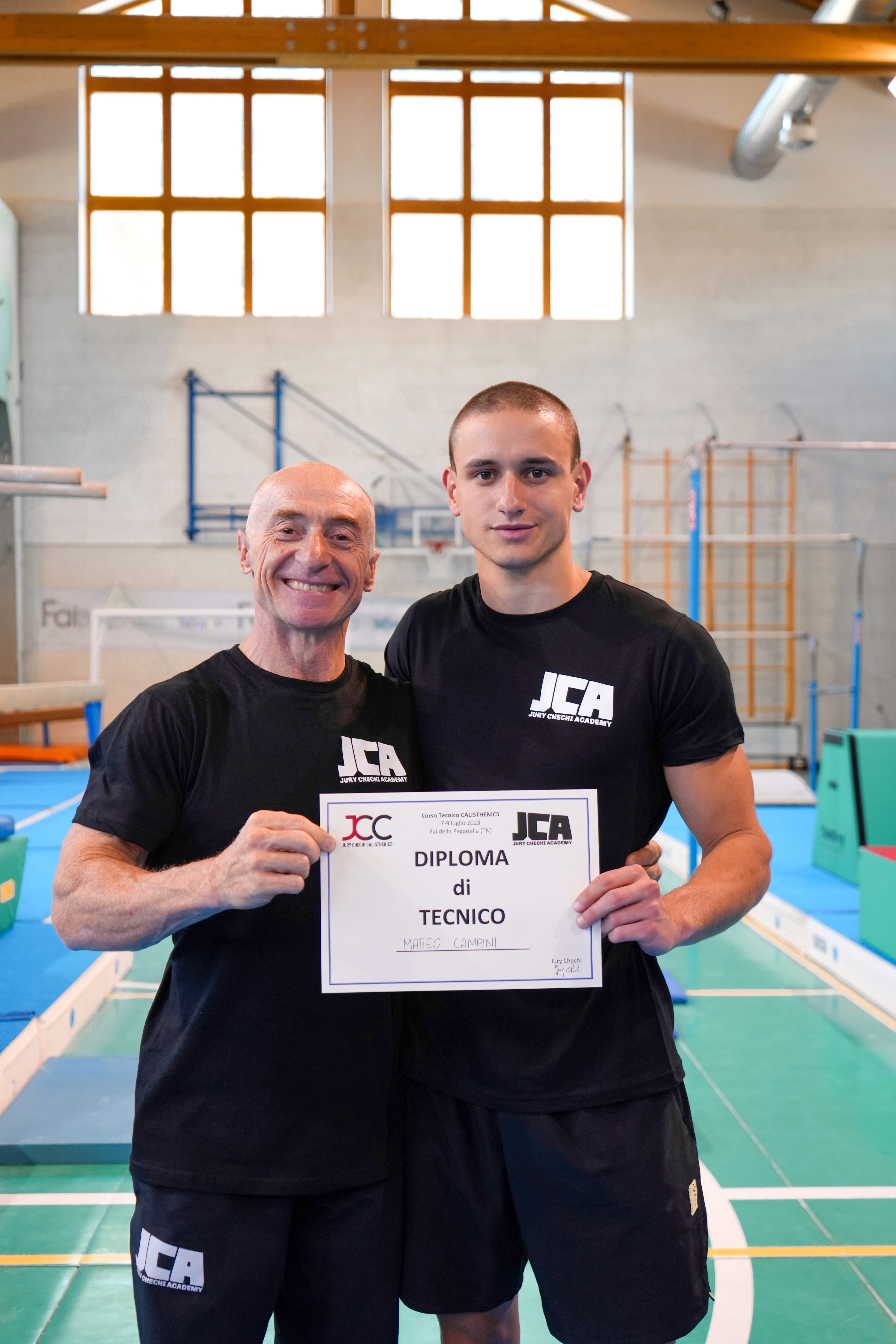 Tecnico Jury Chechi Academy - ginnastica calisthenica
